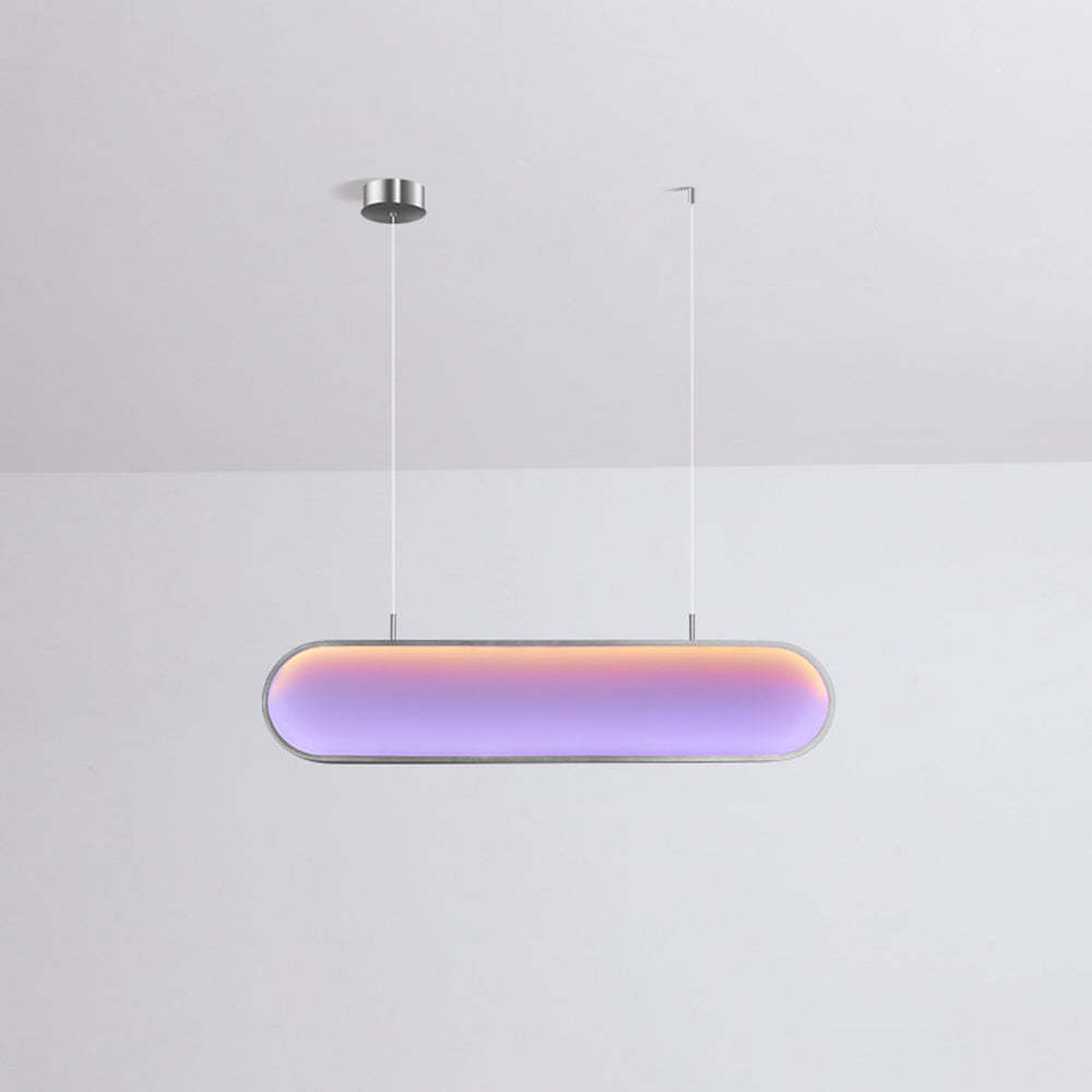 Modern Morandi pendant light with color-changing LED