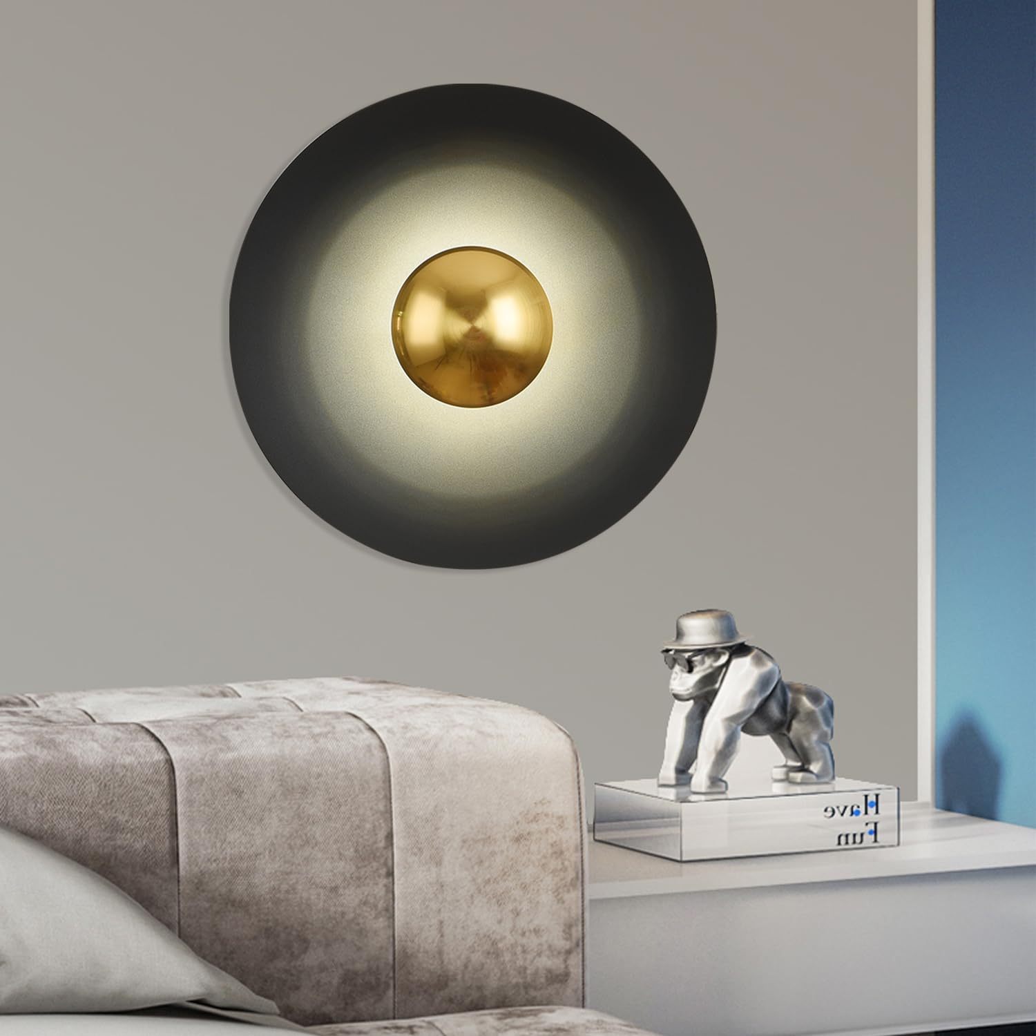 Morandi Minimalist Wall Lamp, Modern Bedroom Decor