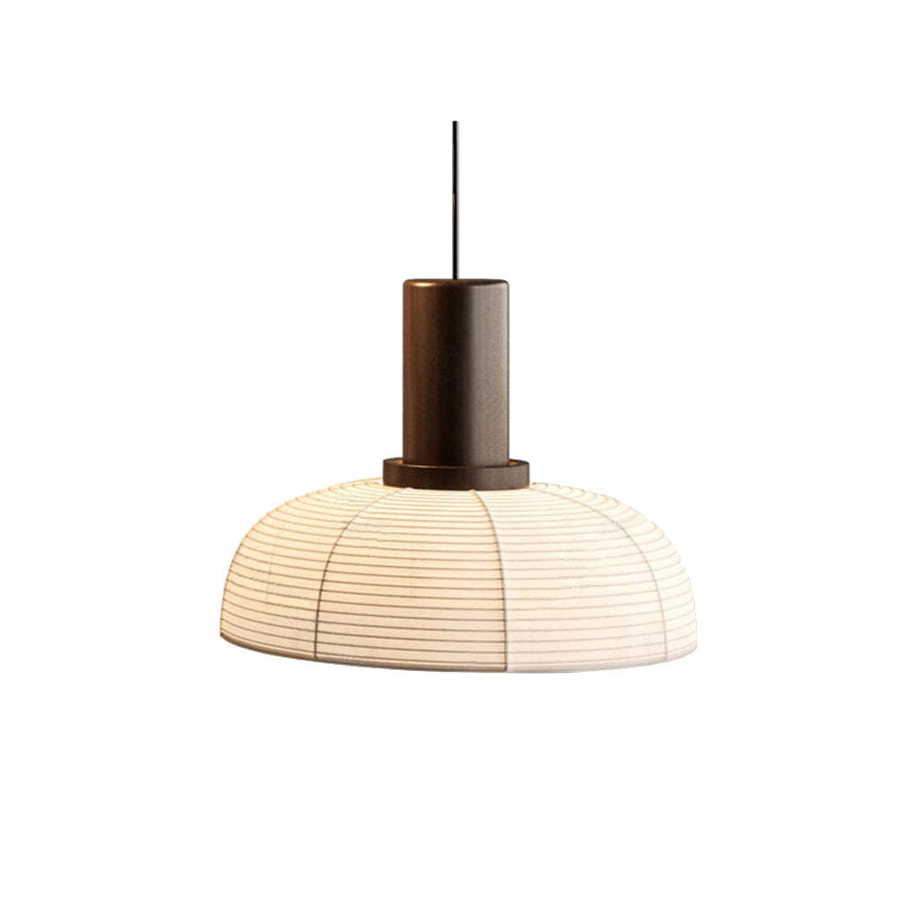 Ozawa Retro Fabric & Metal Pendant Light, Renée Style