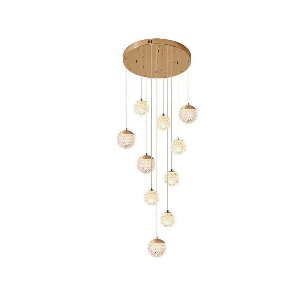 Jibril Art Deco Pendant Light - Spherical design, Lassola