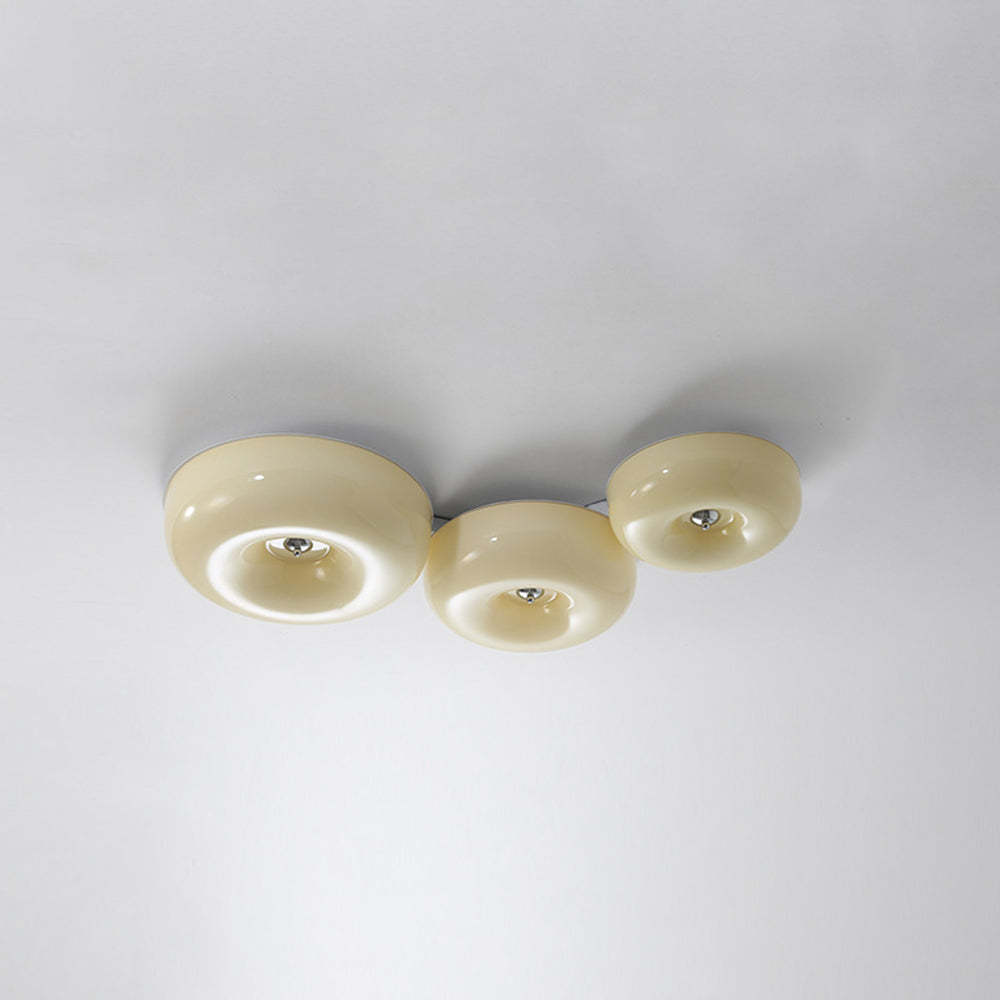 Cream glass Hailie Vintage ceiling light fixture