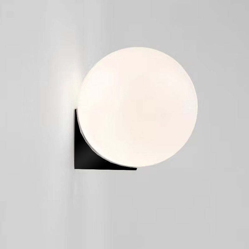 Valentina Wall Lamp: Modern metal and glass design.