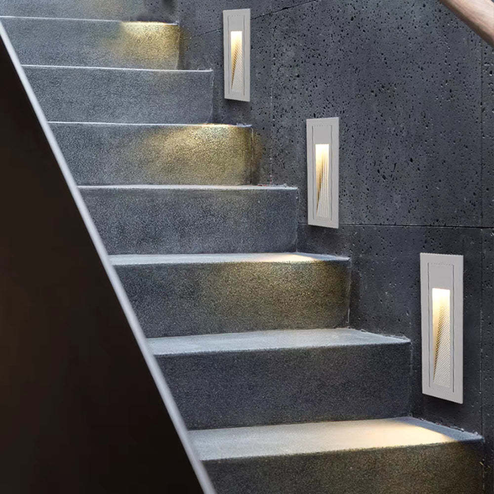 Outdoor stair lighting, modern deck step light