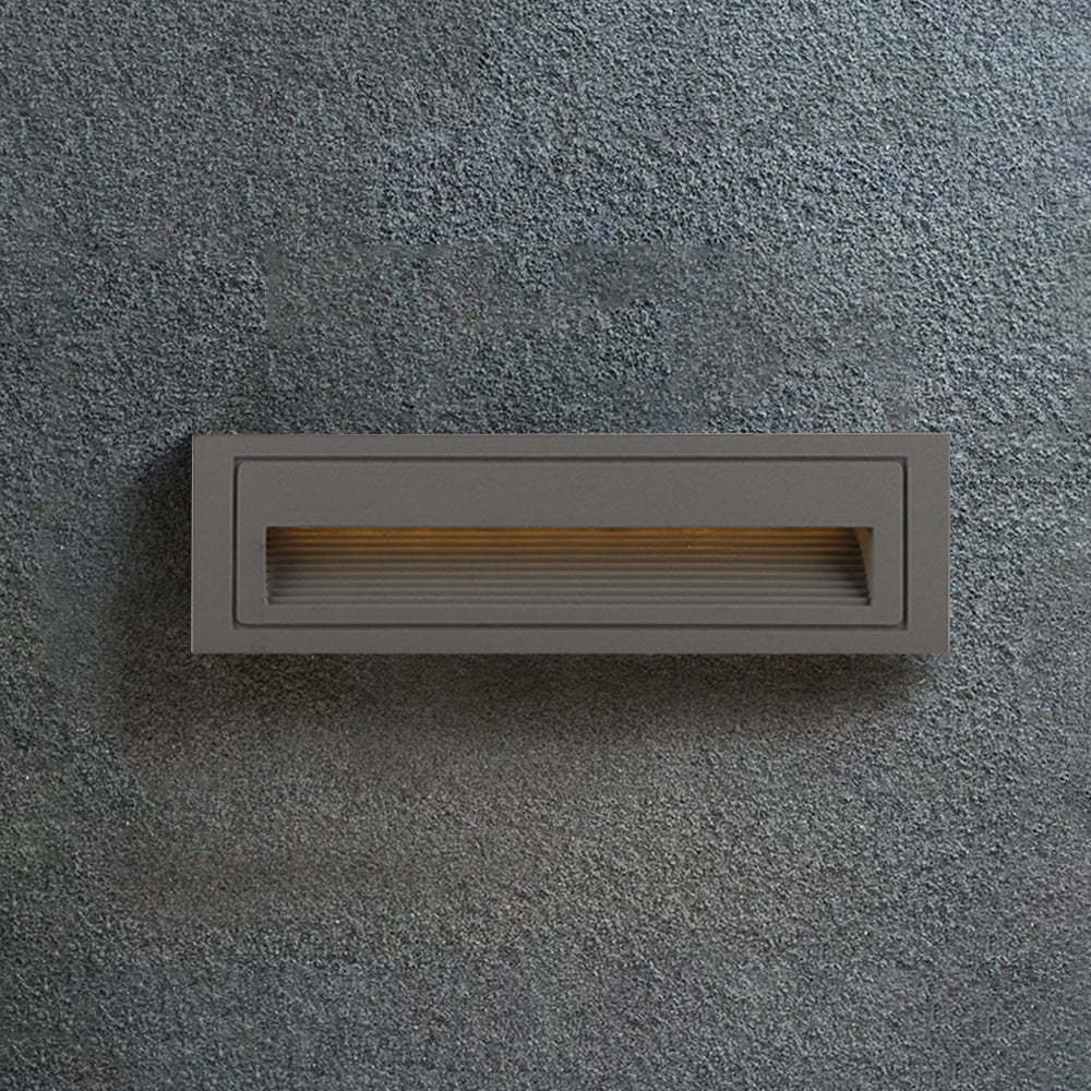 Orr Modern Deck Step Light detail, warm light