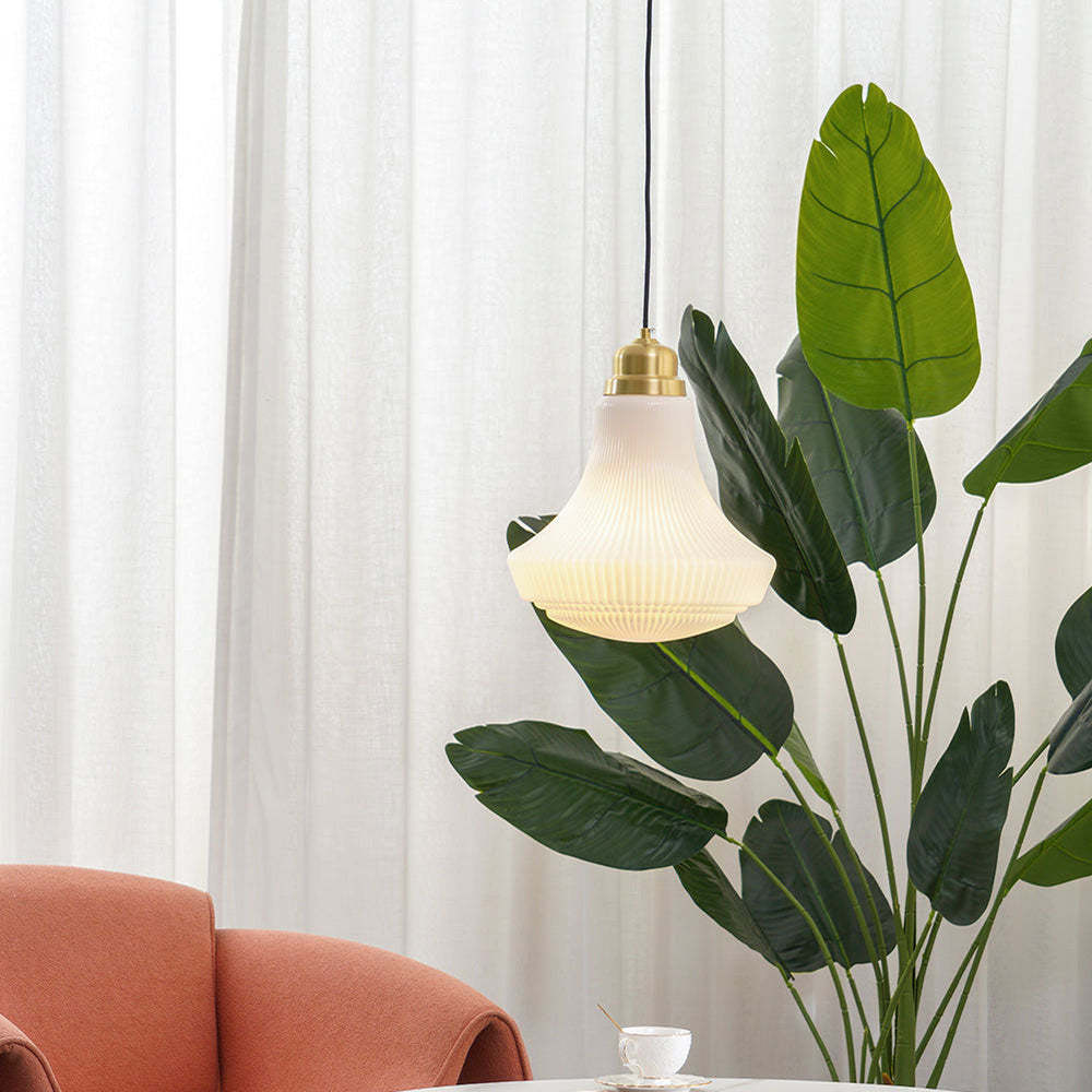 Hailie Retro Pendant Light in a bright room
