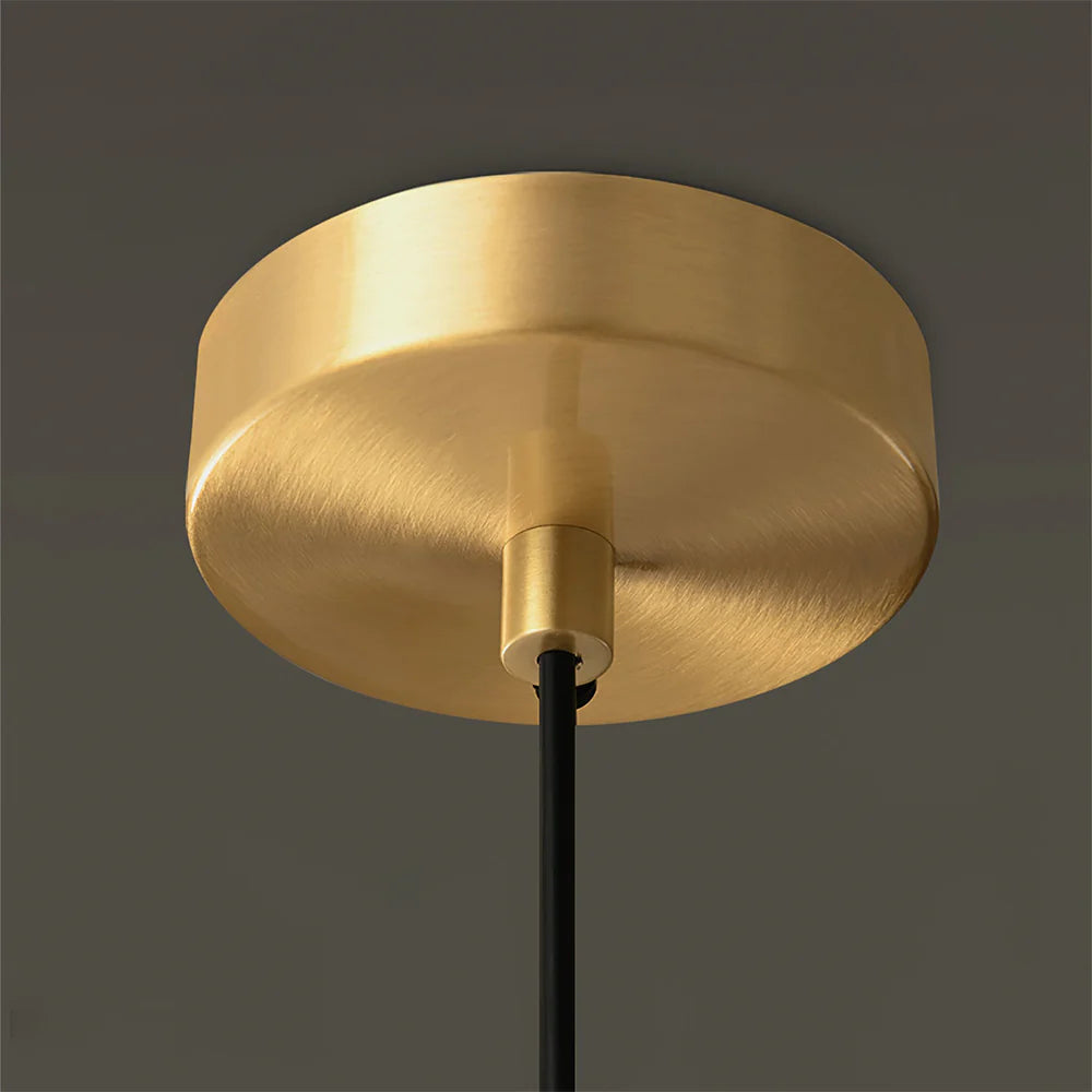 Valentina Pendant Light - Gold canopy detail