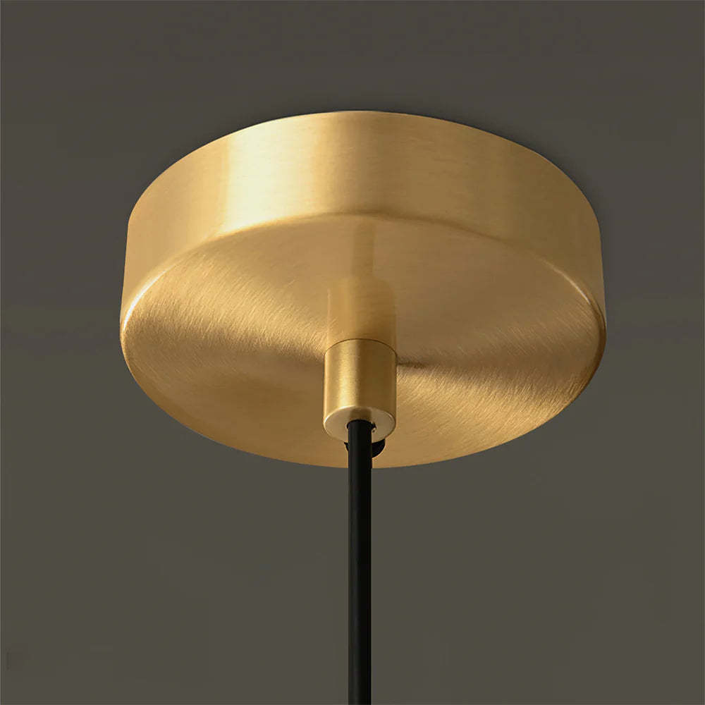 Valentina Pendant Light - Gold canopy detail