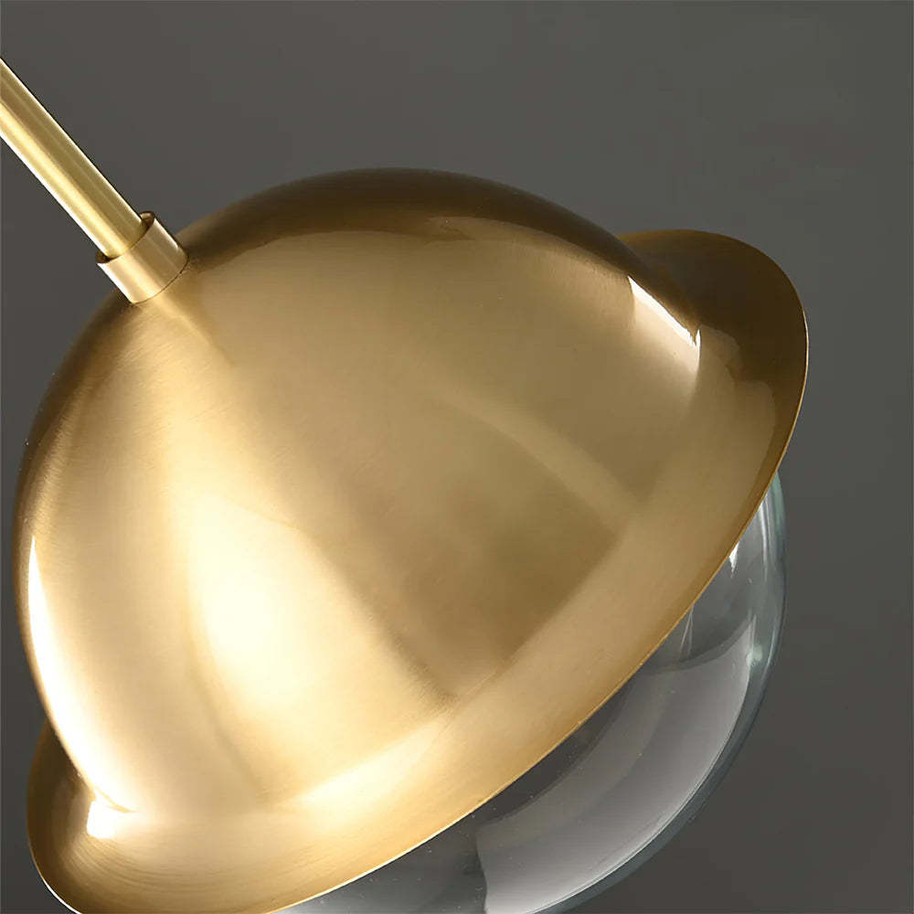 Valentina Pendant Light - Gold Metal Shade Detail
