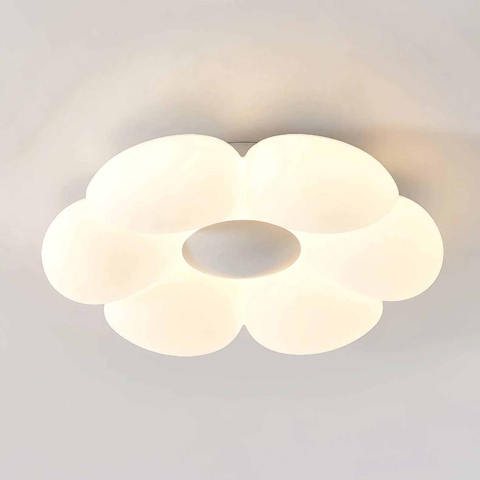 Quinn Modern Metal PE Acrylic Ceiling Light Bedroom Living Room