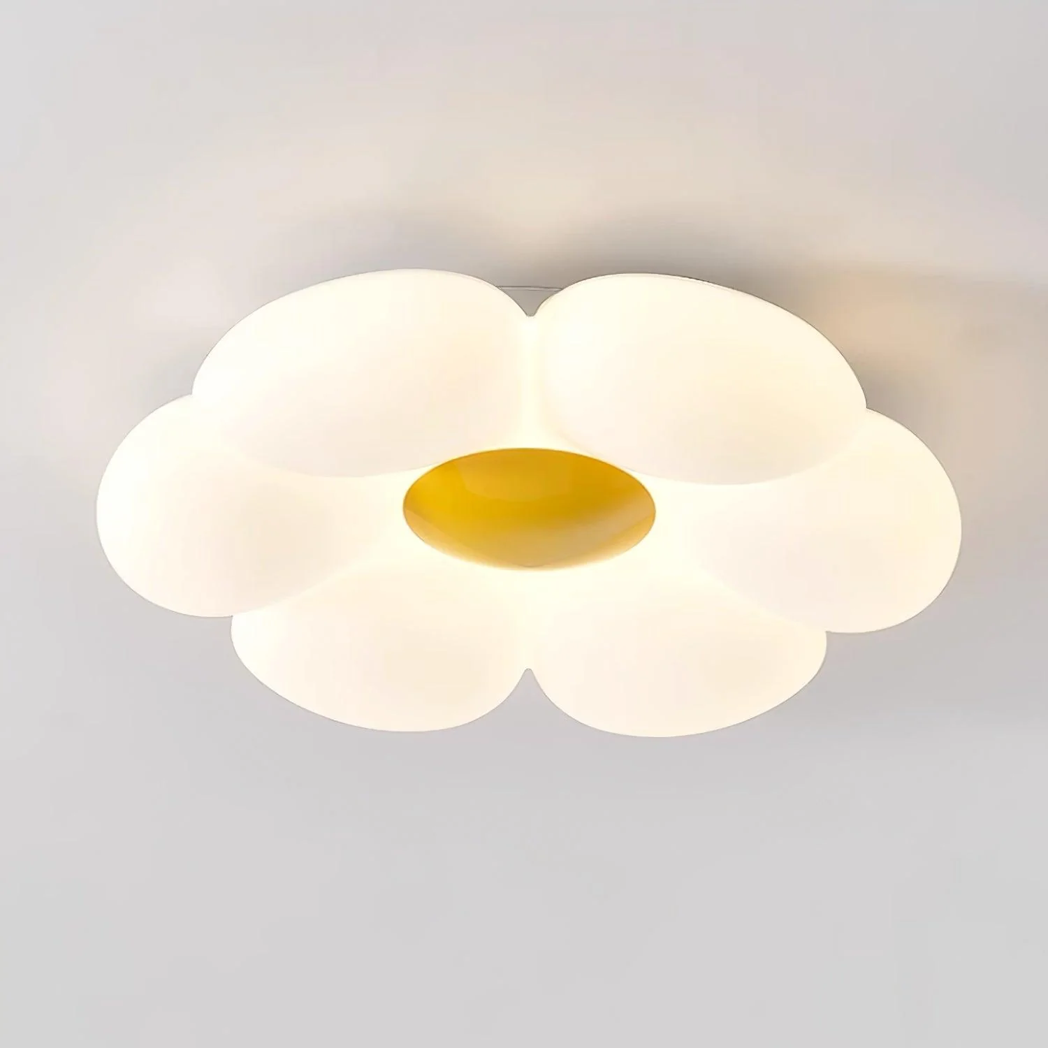 Quinn Modern Metal PE Acrylic Ceiling Light Bedroom Living Room