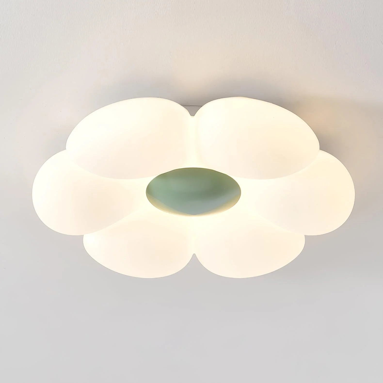 Quinn Modern Metal PE Acrylic Ceiling Light Bedroom Living Room