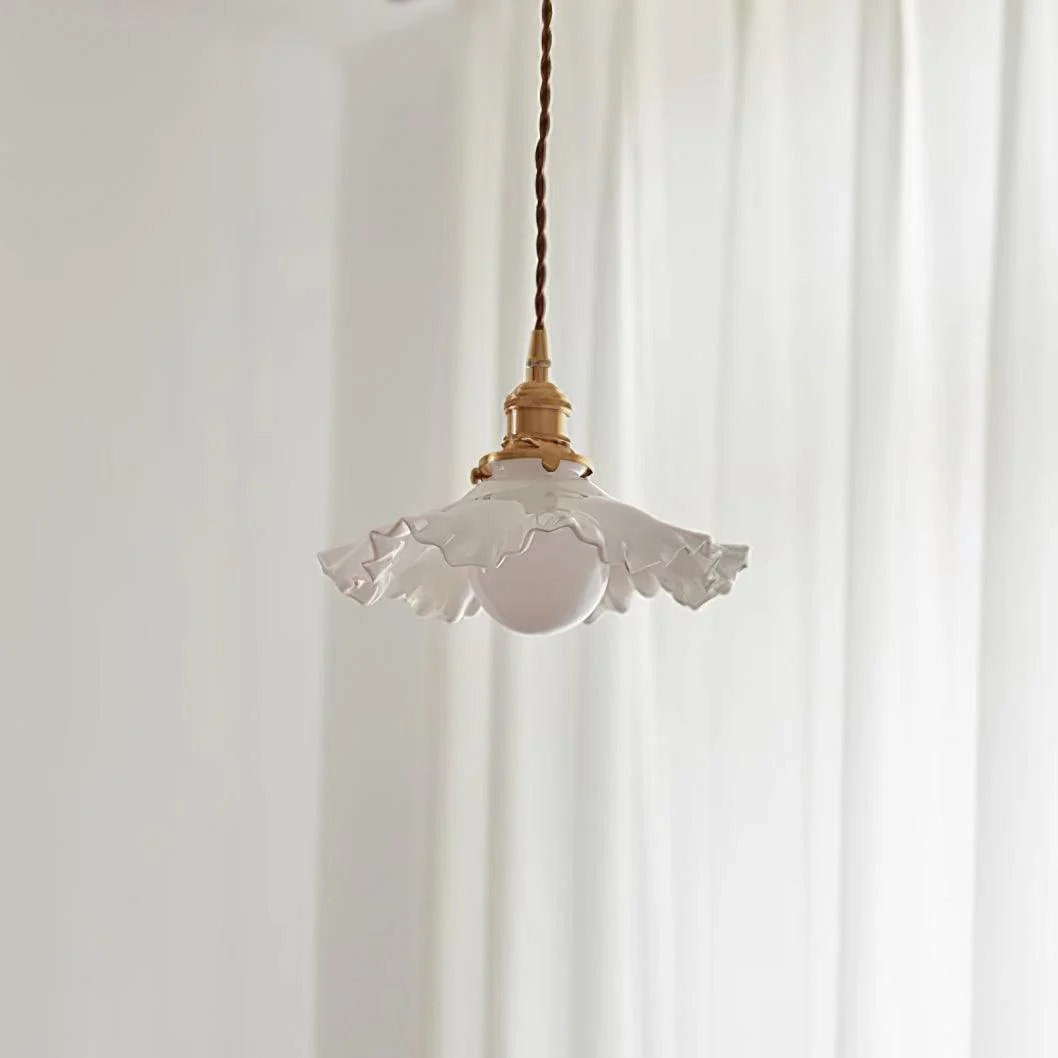 Carins Vintage Flower Glass Pendant Light Shades Bedroom Dining Room