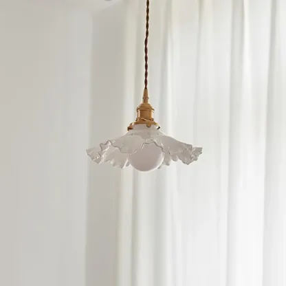 Carins Vintage Flower Glass Pendant Light Shades Bedroom Dining Room