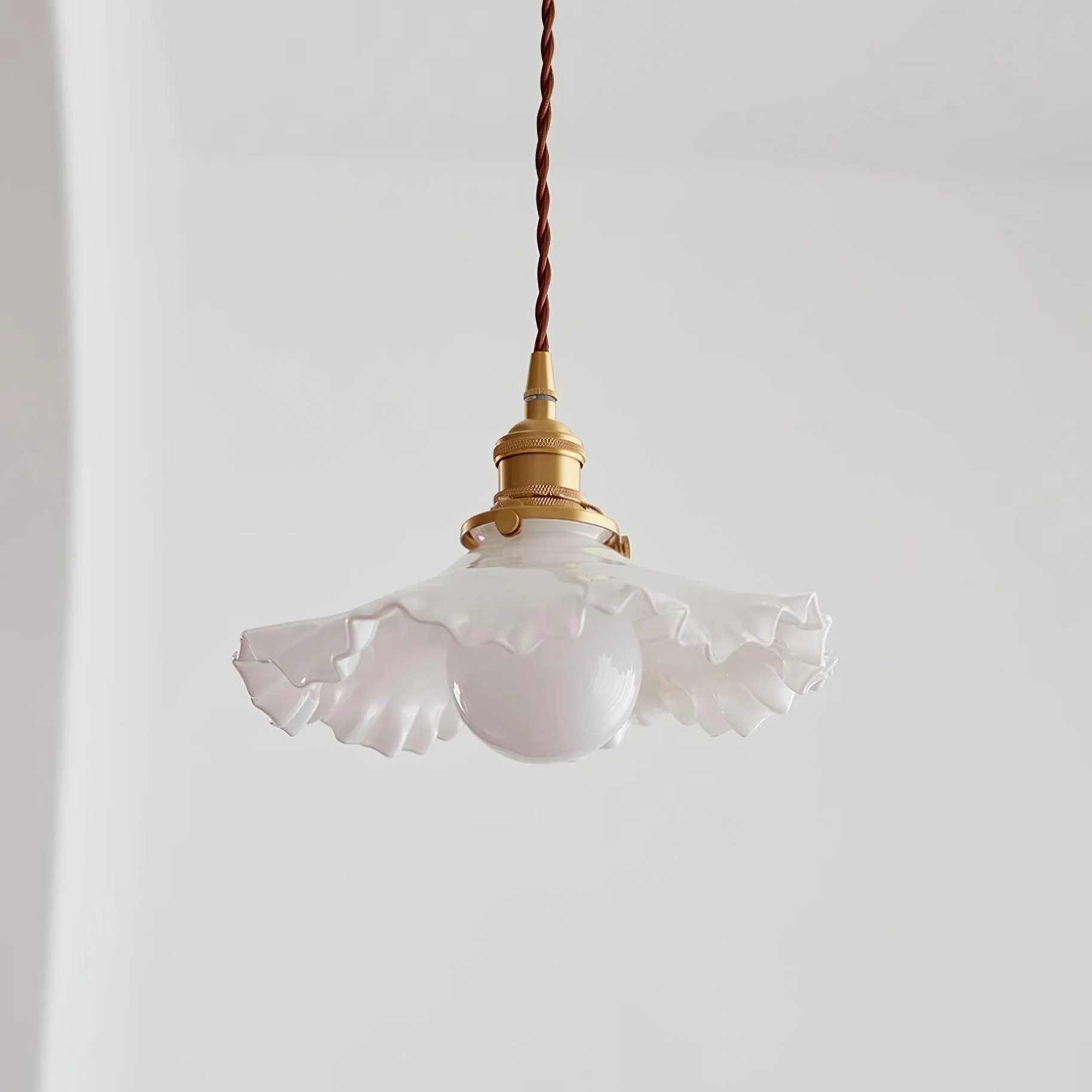 Carins Vintage Flower Glass Pendant Light Shades Bedroom Dining Room