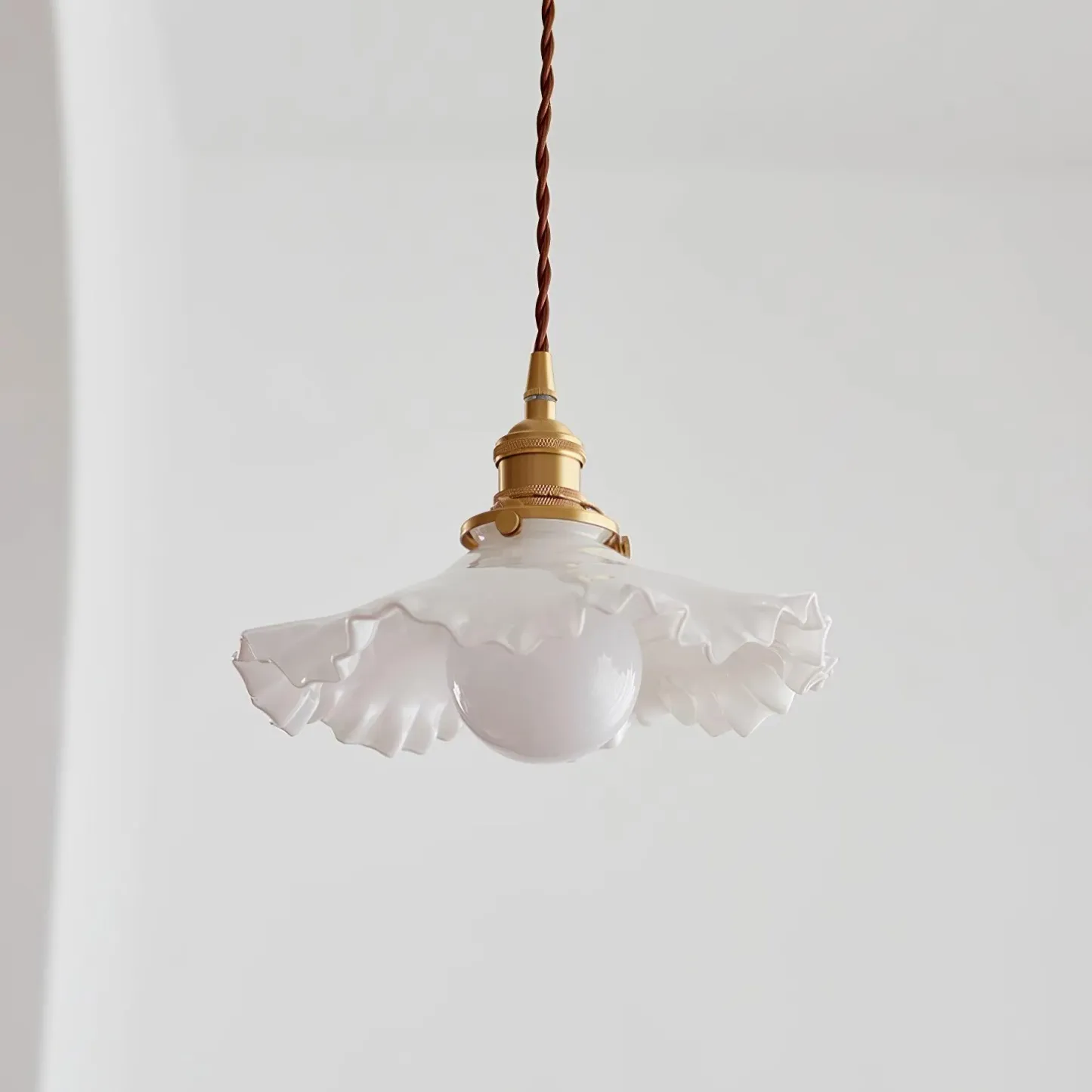Carins Vintage Flower Glass Pendant Light Shades Bedroom Dining Room