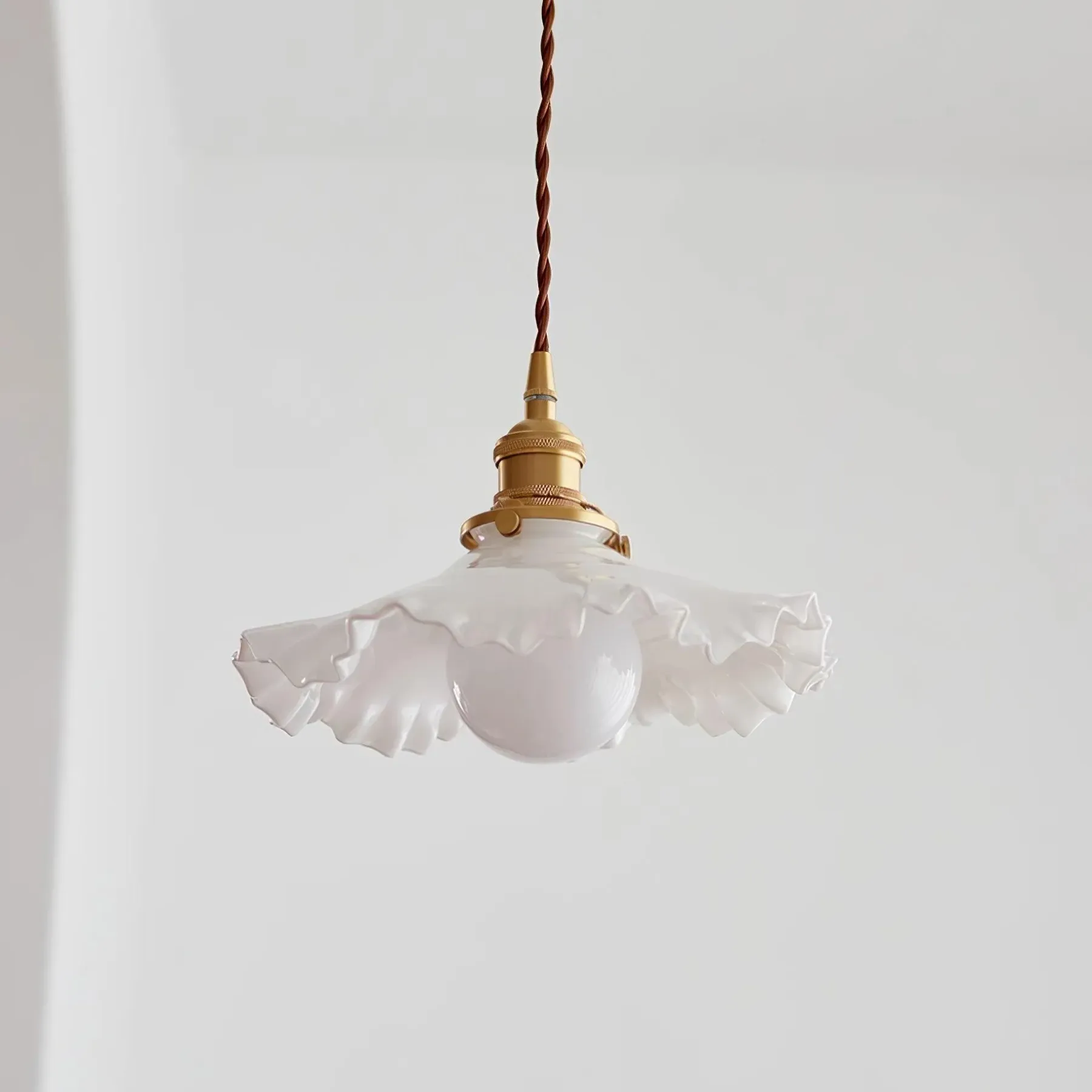 Carins Vintage Flower Glass Pendant Light Shades Bedroom Dining Room