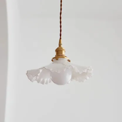 Carins Vintage Flower Glass Pendant Light Shades Bedroom Dining Room