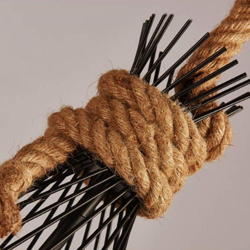 Close-up of rope detail on Epoch Industrial Pendant Light