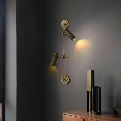 Edge Modern Industrial Metal Wall Light Bedroom Living Room