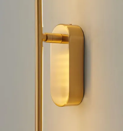 Edge Metal Acrylic Slim Design Modern Wall Lamp Bedroom Living Room