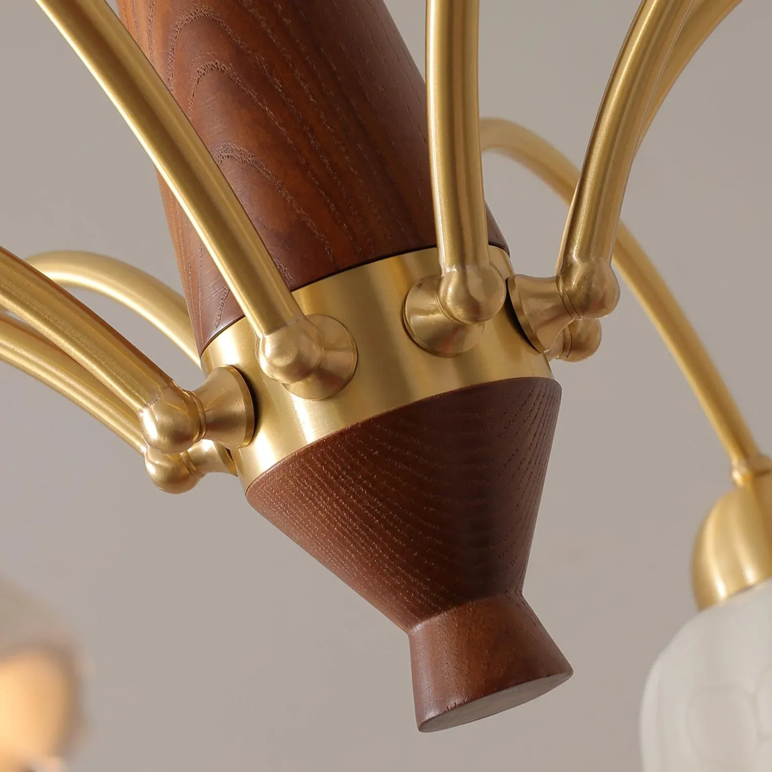 Valentina Vintage Brass Glass Chandelier Shades Living Dining Room