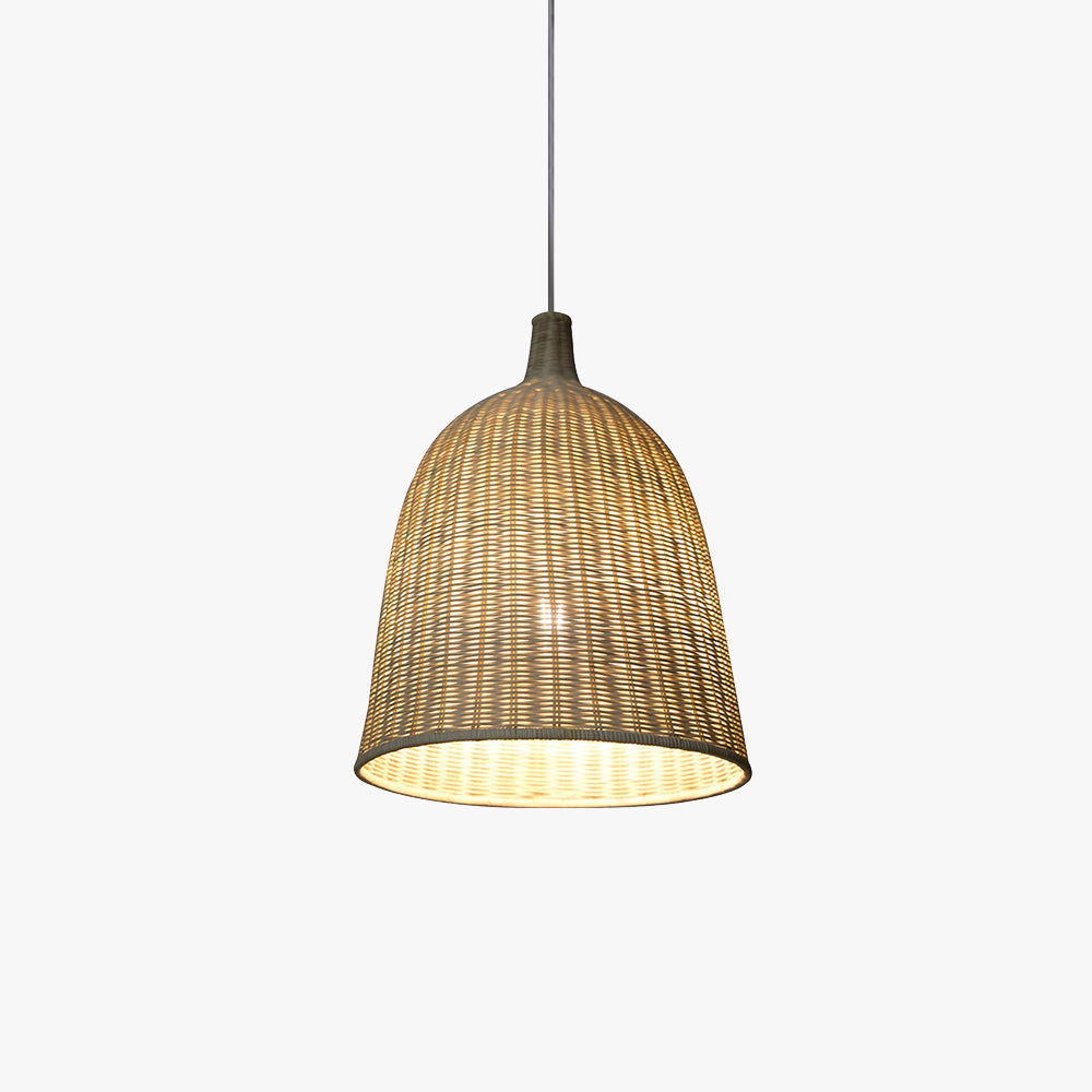 Muto Rattan Pendant Light - Modern lighting for bedroom or dining room