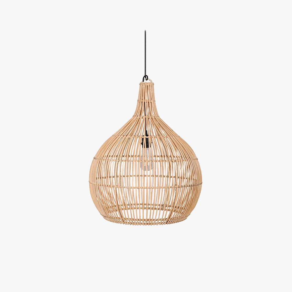Muto Japanese Rattan Pendant Light