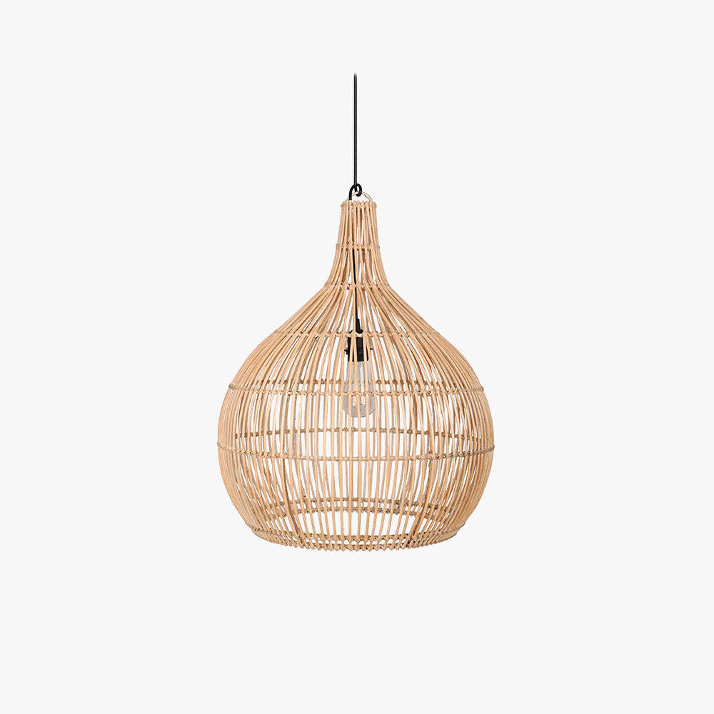Muto Japanese Rattan Pendant Light
