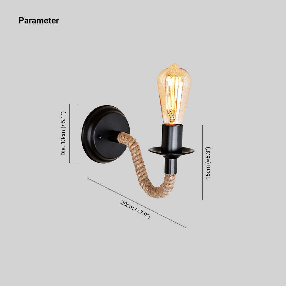 Epoch Vintage Wall Lamp Dimensions - 20cm,16cm,13cm