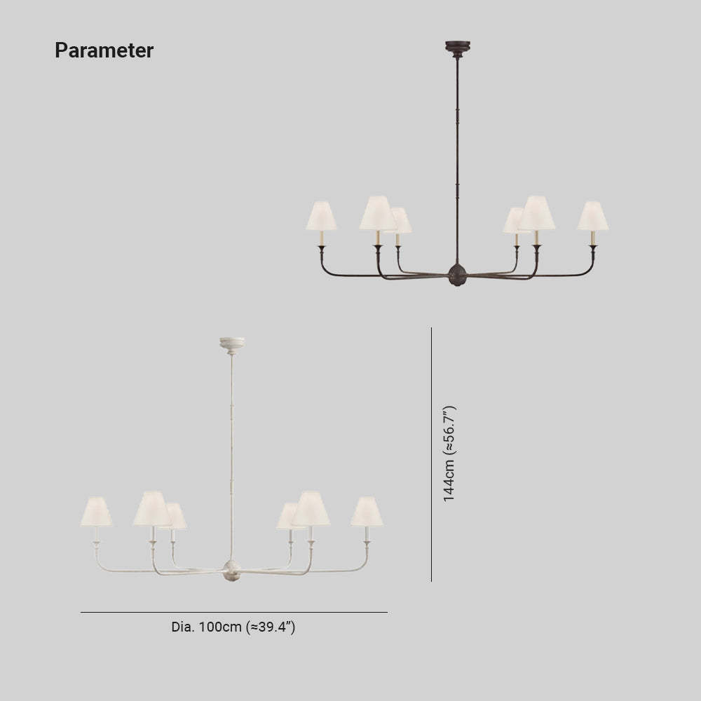 Alessio Chandelier dimensions: 144cm height, 100cm diameter Alessio Vintage Retro Metal Chandeliers Living Room Brass