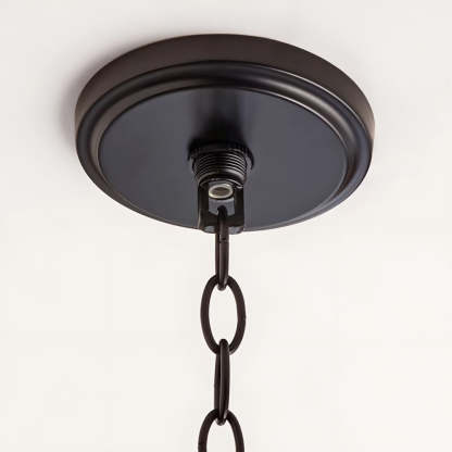 Black Alessio pendant light ceiling mount