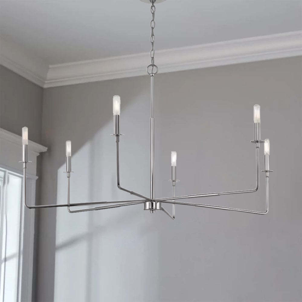 Silver Alessio metal pendant lighting fixture
