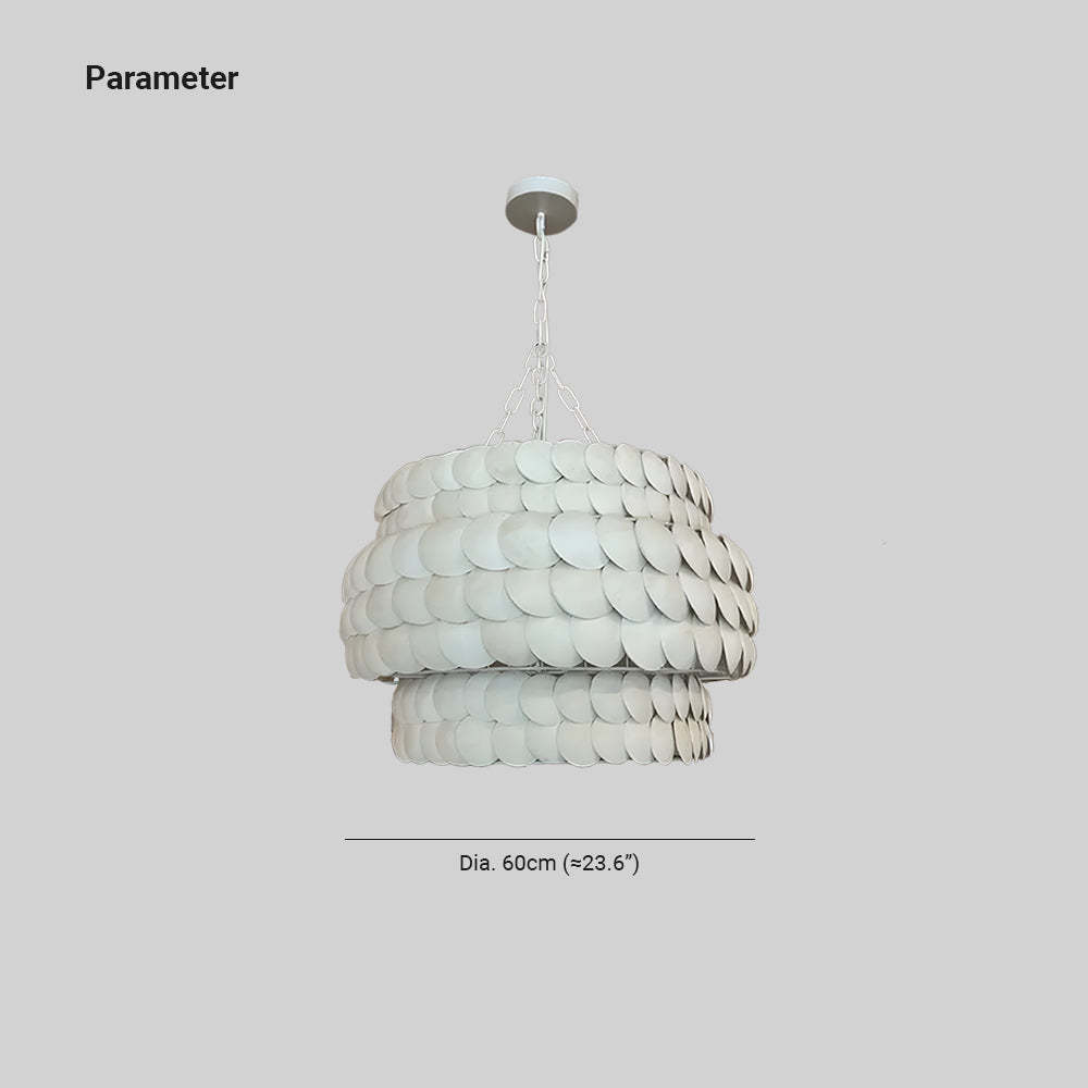 Morandi pendant light, diameter 60cm, living room lighting