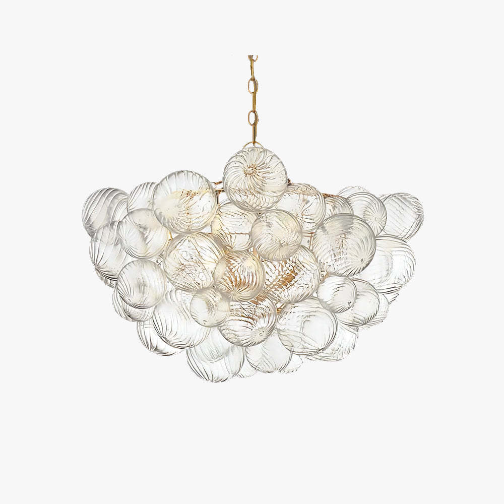 Valentina Luxury Modern LED Bubble Chandelier Glass Living Room