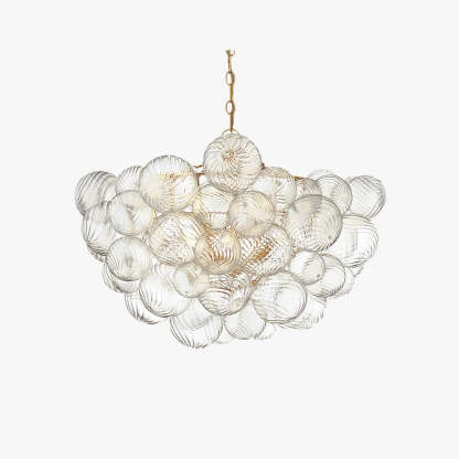 Valentina Luxury Modern LED Bubble Chandelier Glass Living Room