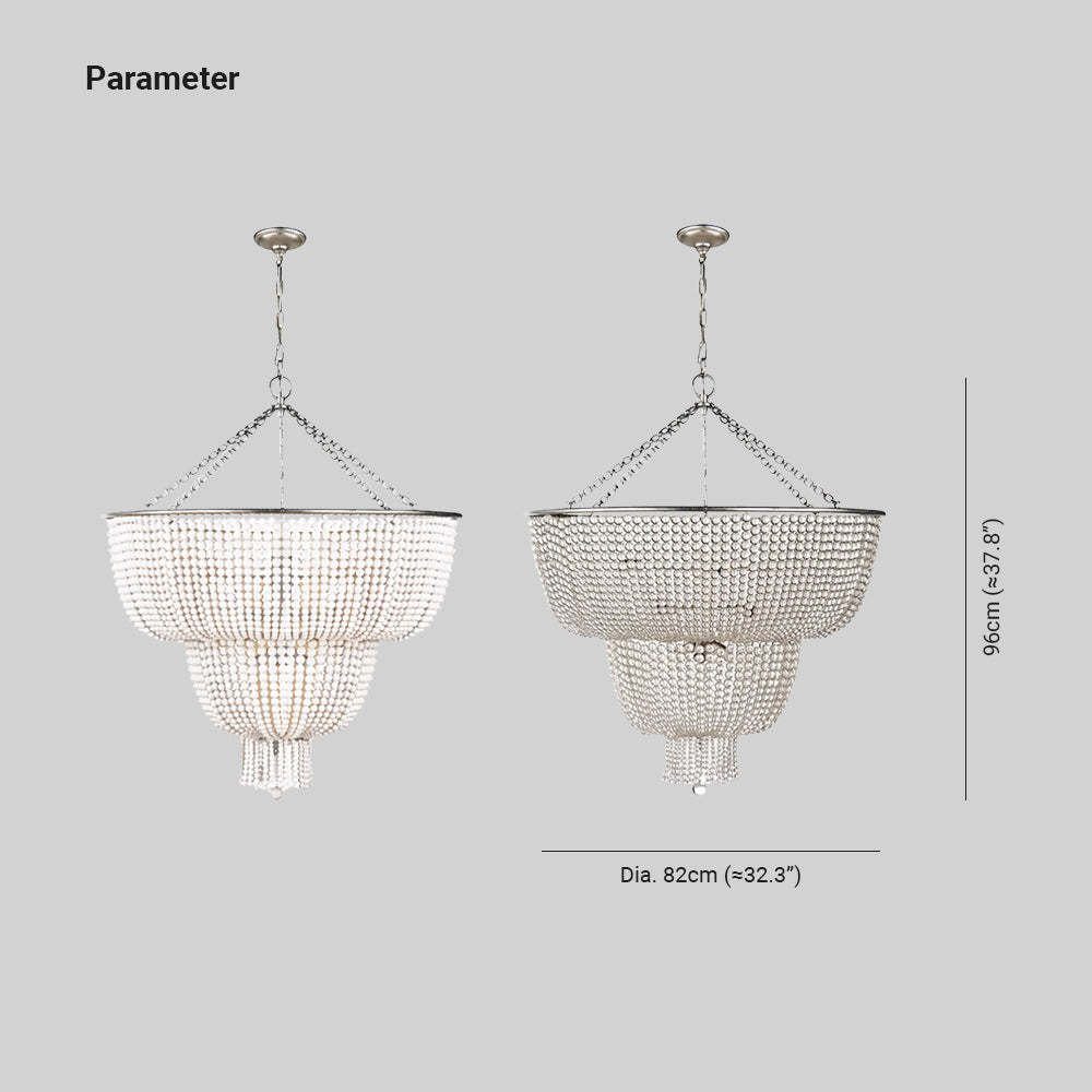 Alessio Crystal Chandelier Dimensions - Vintage Pendant Light
