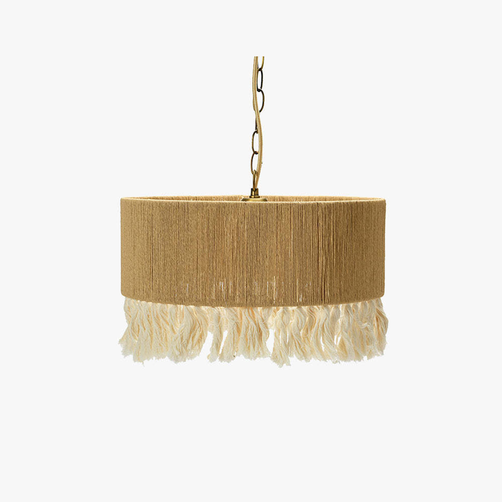 Ritta Creative Pendant Light with rope shade