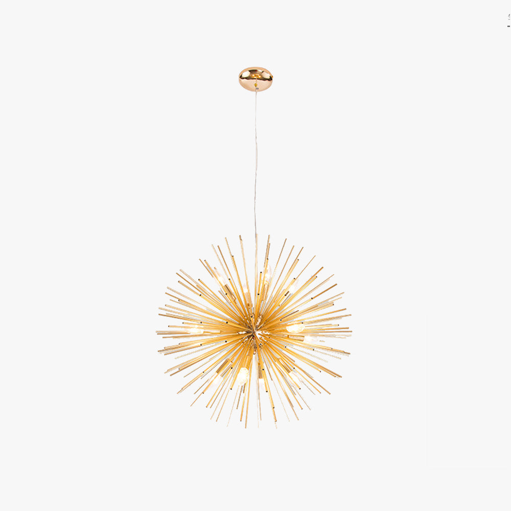 Colon Modern LED Chandelier - Gold Dandelion Design