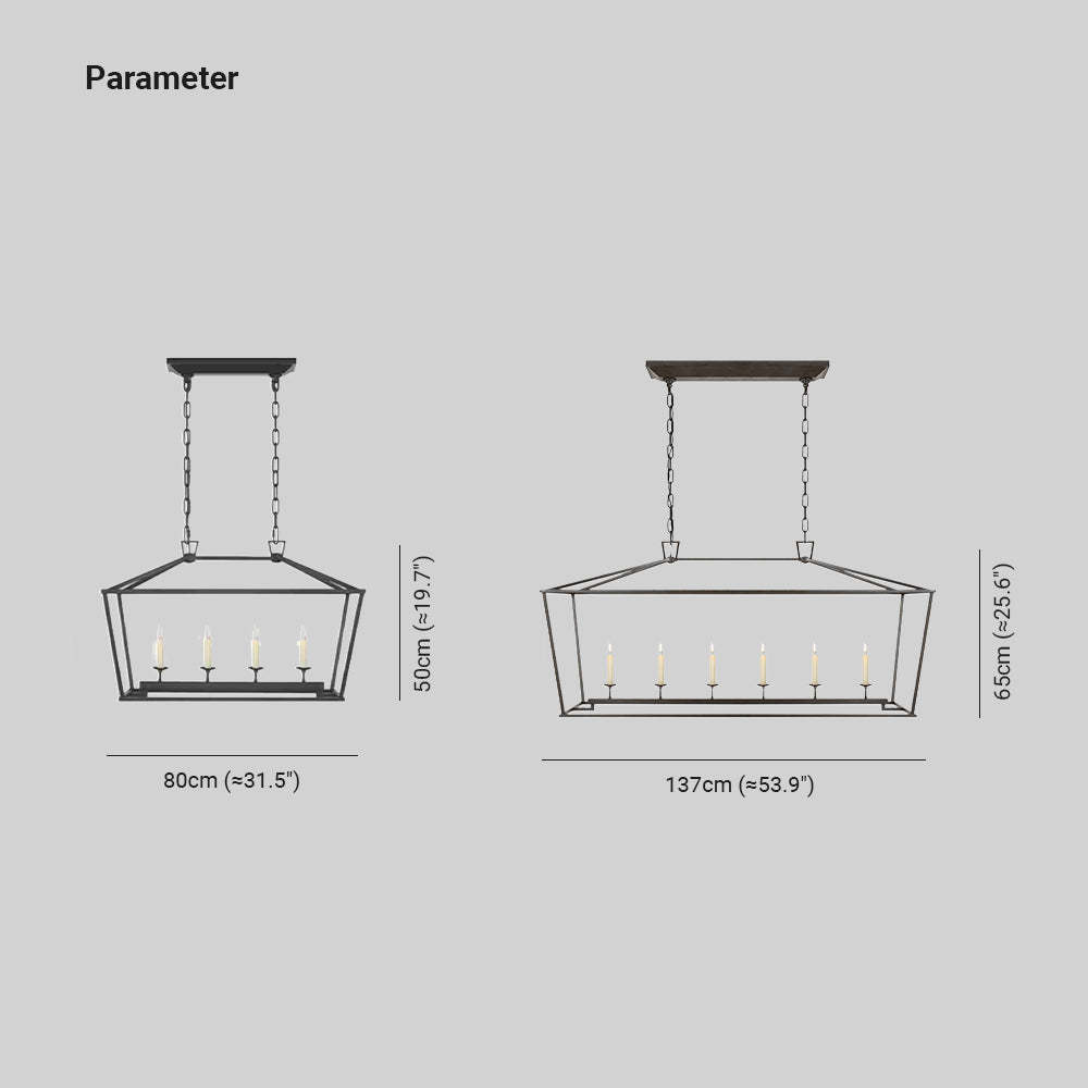 Alessio Pendant Light Dimensions. Vintage metal lighting size.