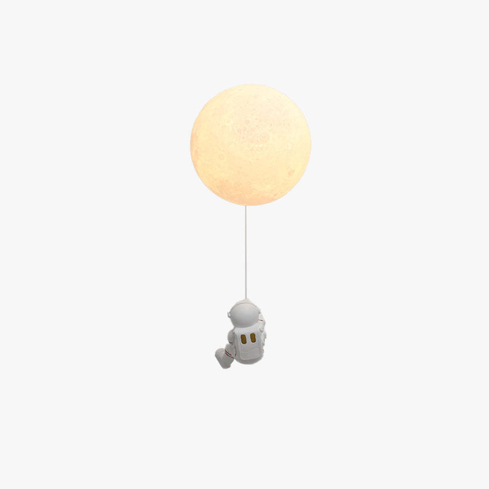 Fateh Modern Moon LED Wall Lamp: Astronaut and Moon Design