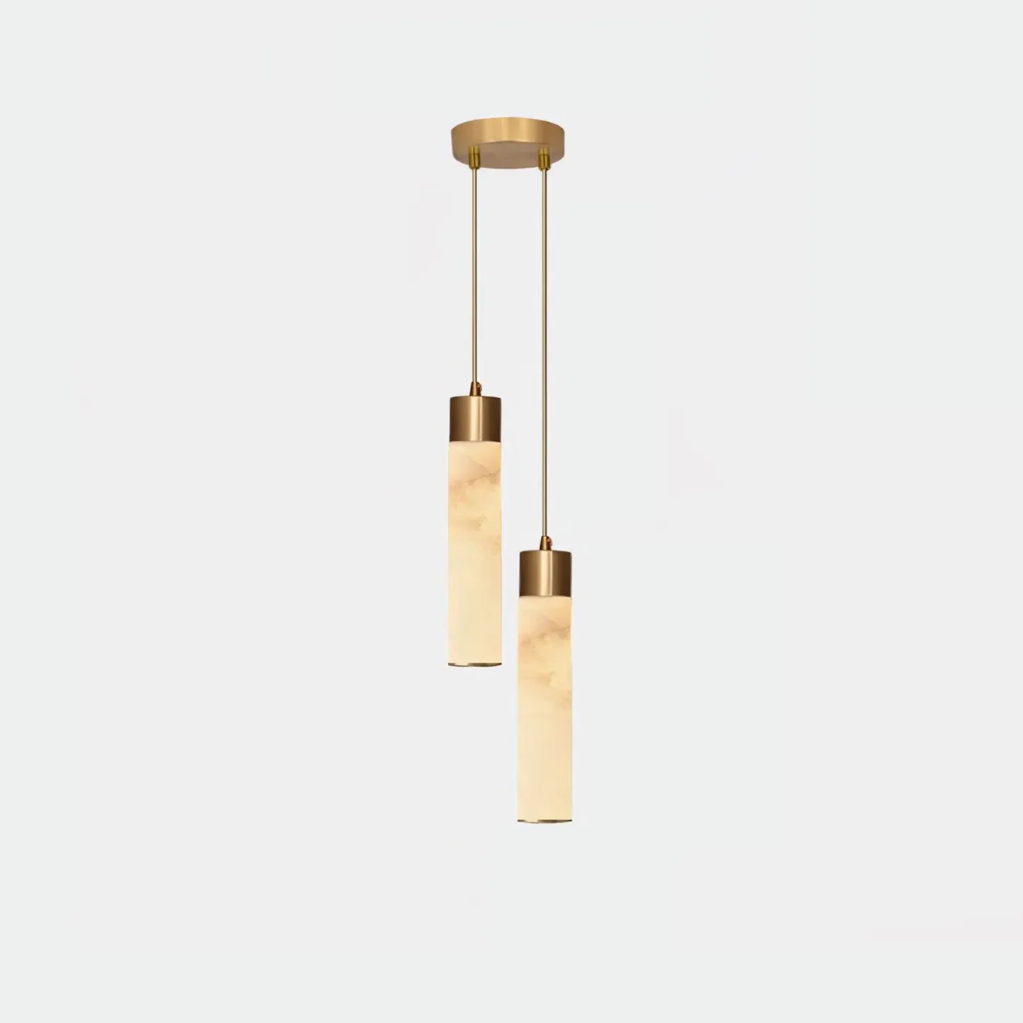 Hailie Modern Brass Resin Pendant Light Living Room Bedroom Bathroom