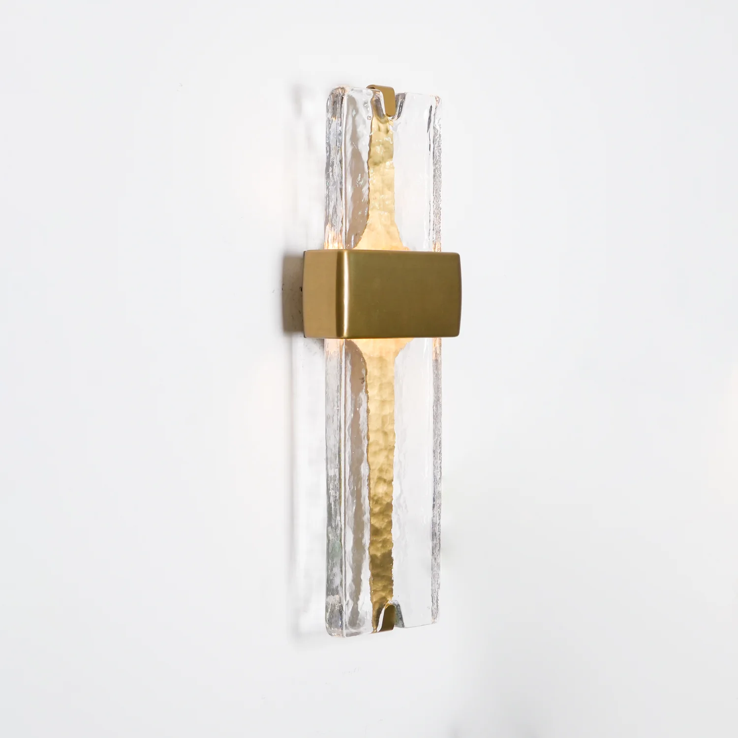 Edge Modern Unusual Glass Metal Wall Lamp Dining Room Bedroom