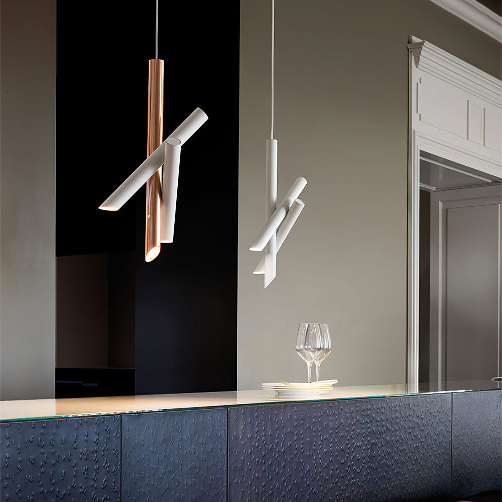 Hailie Pendant Light illuminating modern dining space