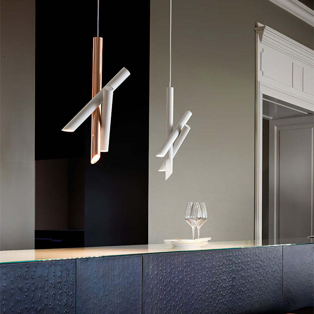 Hailie Pendant Light illuminating modern dining space