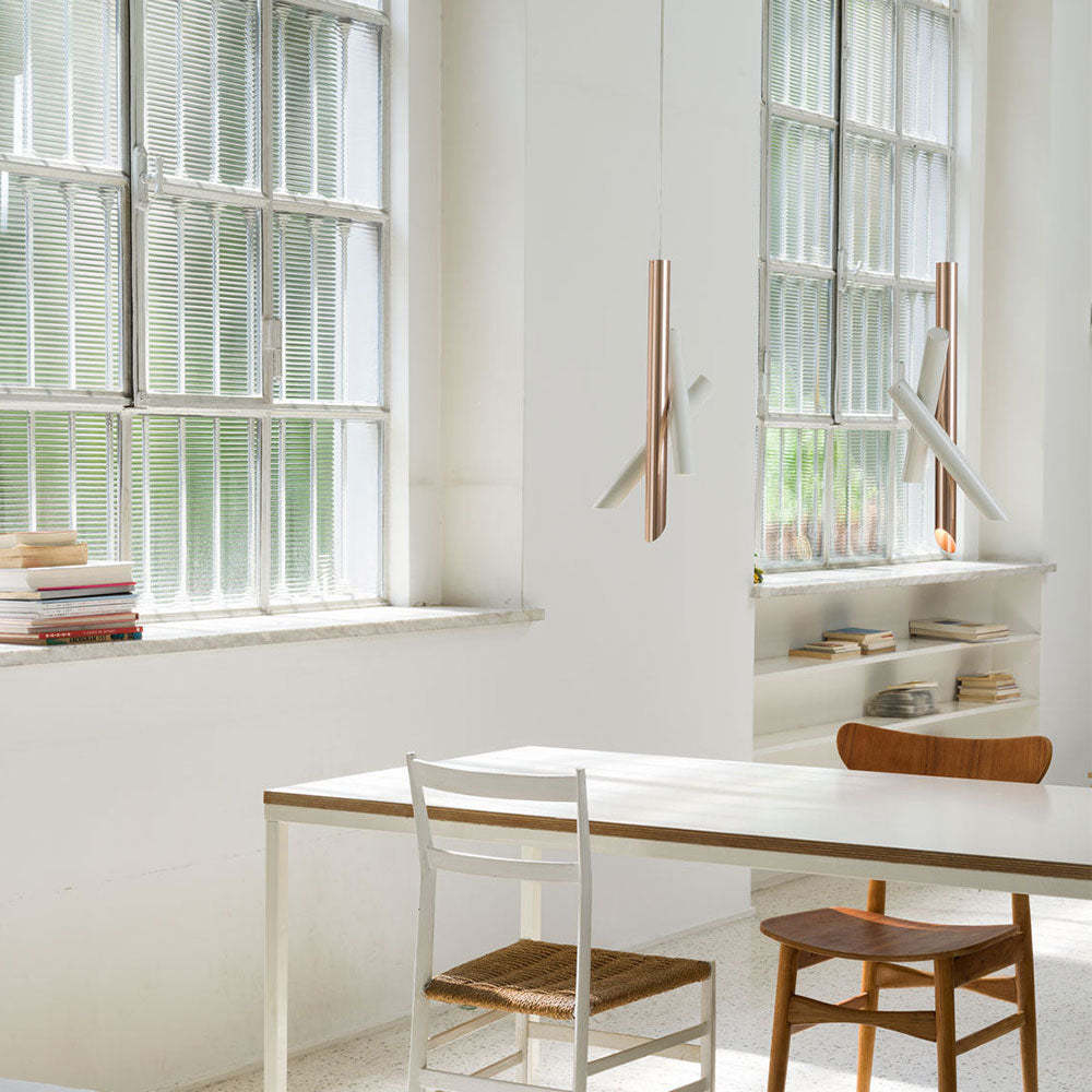 Hailie pendant light, modern dining room interior