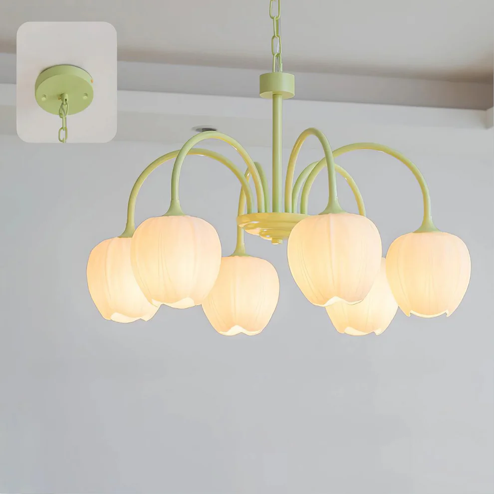Lily Fresh Tulip Chandeliers