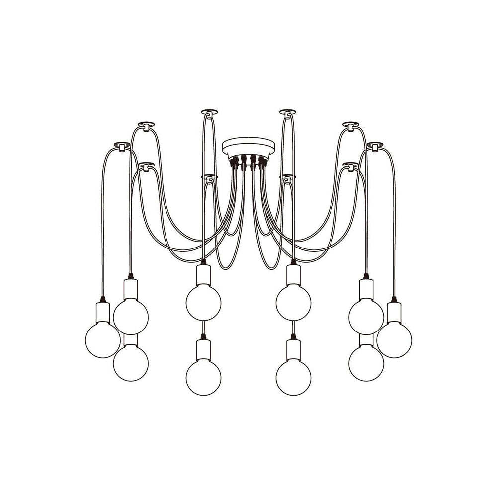 Alessio Spider Chandelier wiring diagram