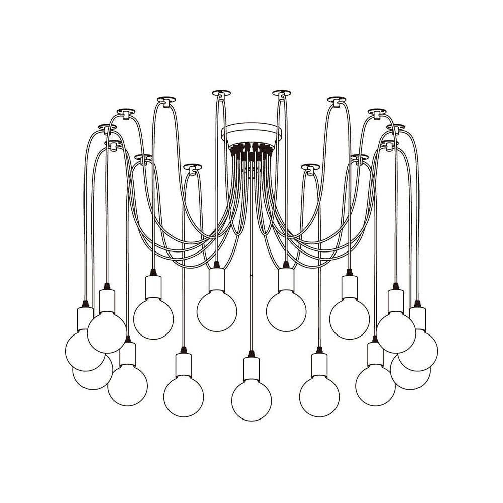Alessio Spider Chandelier Blueprint