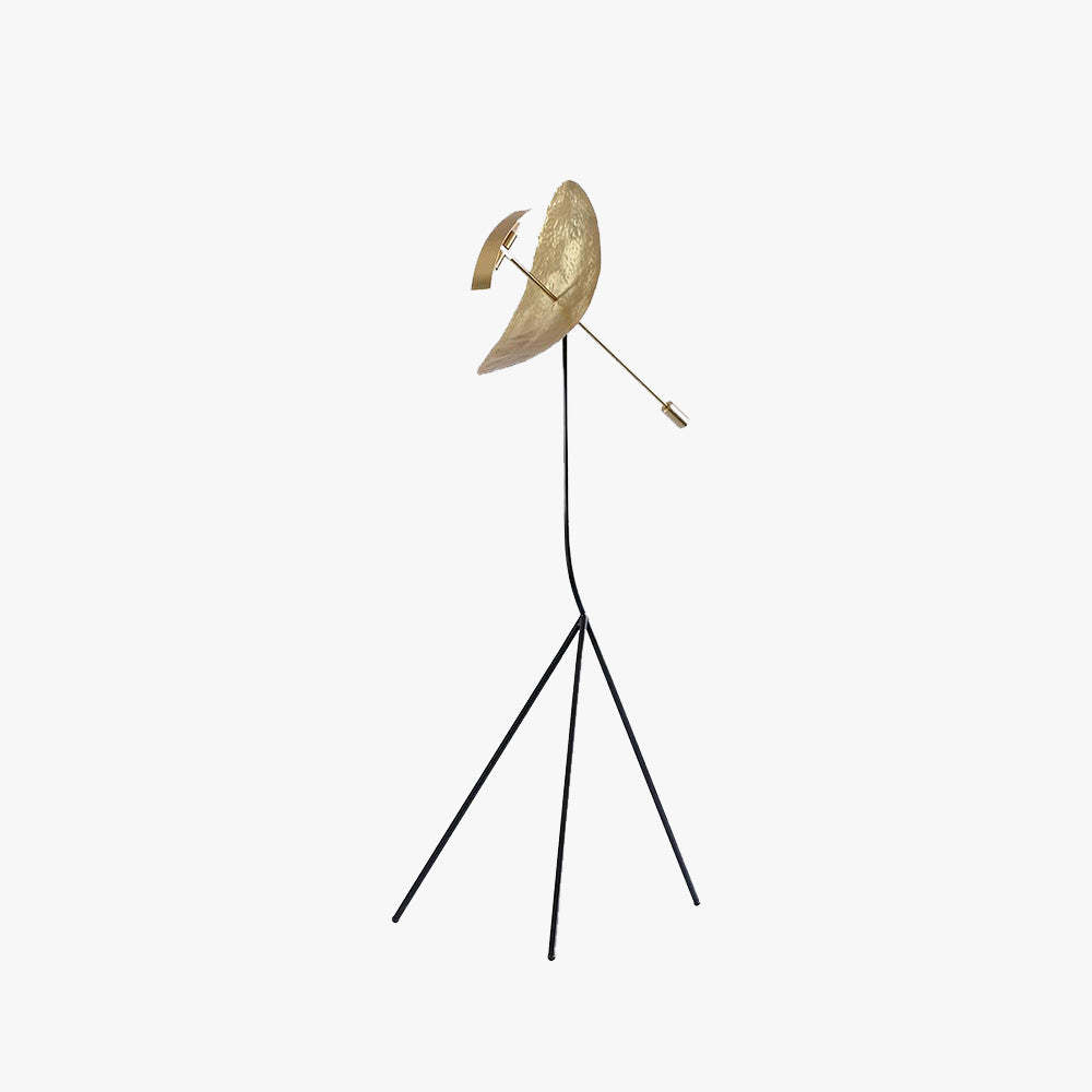 Salgado floor lamp in metal with postmodern design