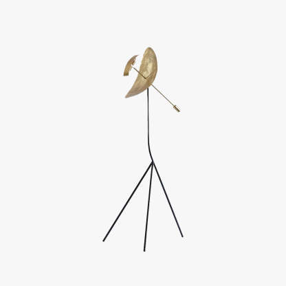 Salgado floor lamp in metal with postmodern design